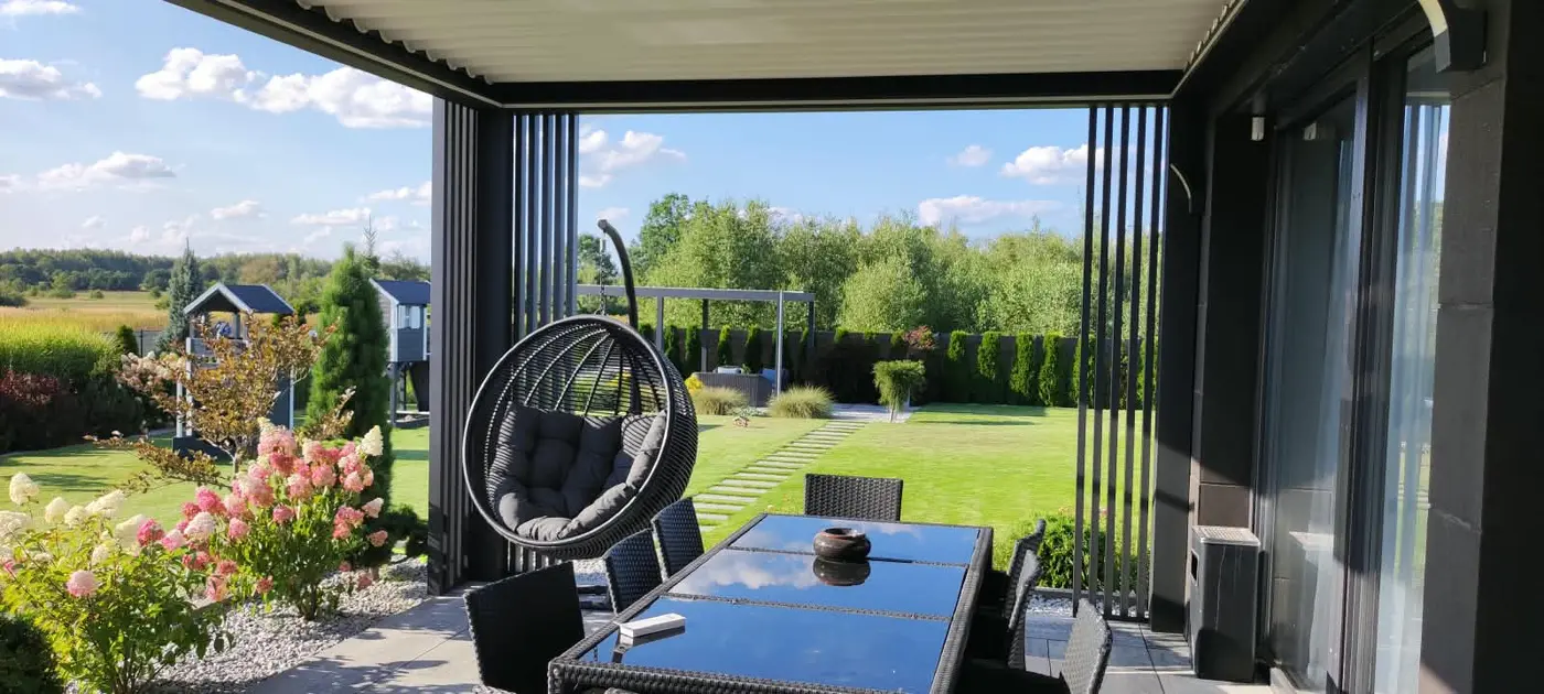 Pergola aluminiowa KAMET — realizacja 03