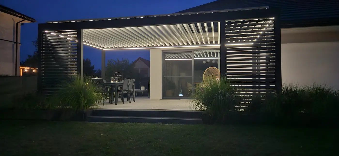 Pergola aluminiowa KAMET — realizacja 10