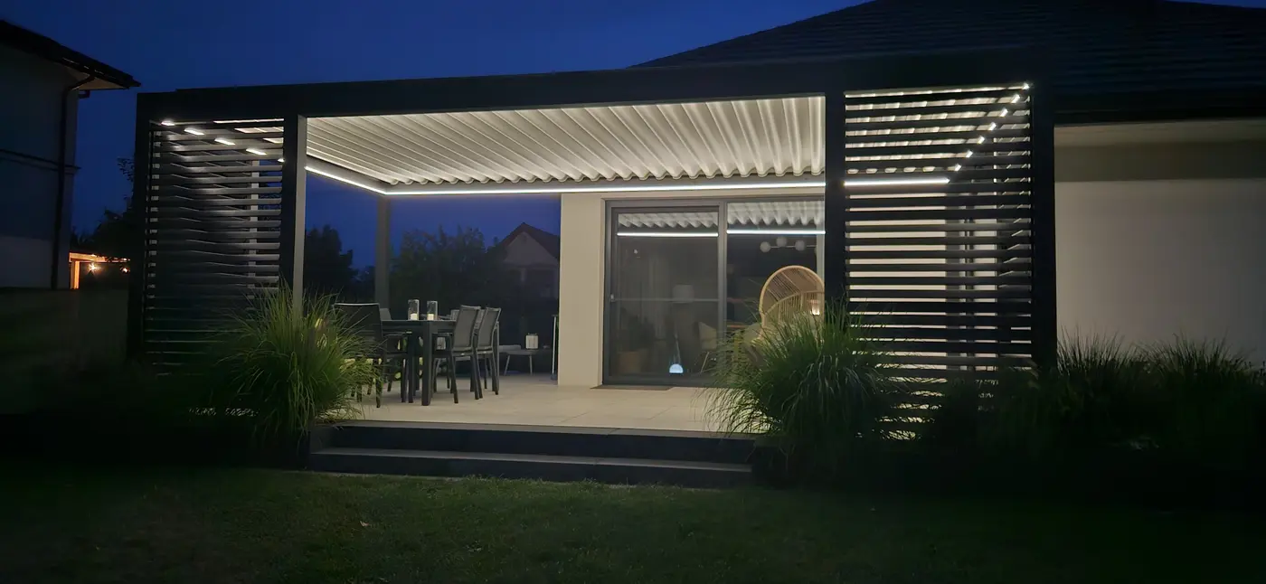 Pergola aluminiowa KAMET — realizacja 13