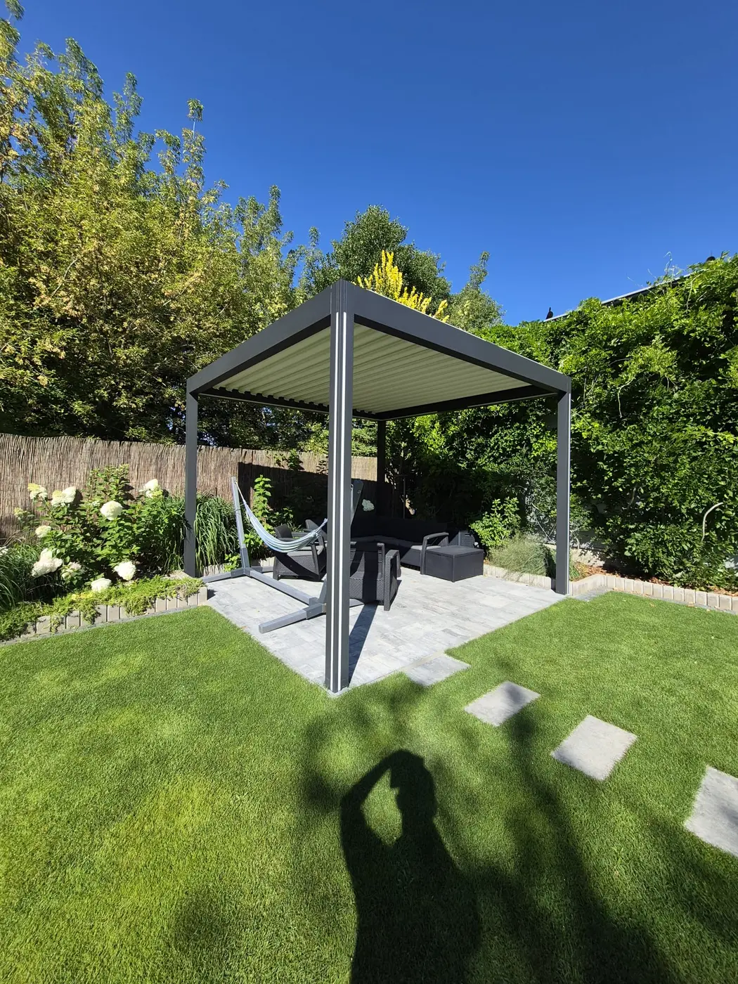 Pergola aluminiowa KAMET — realizacja 17
