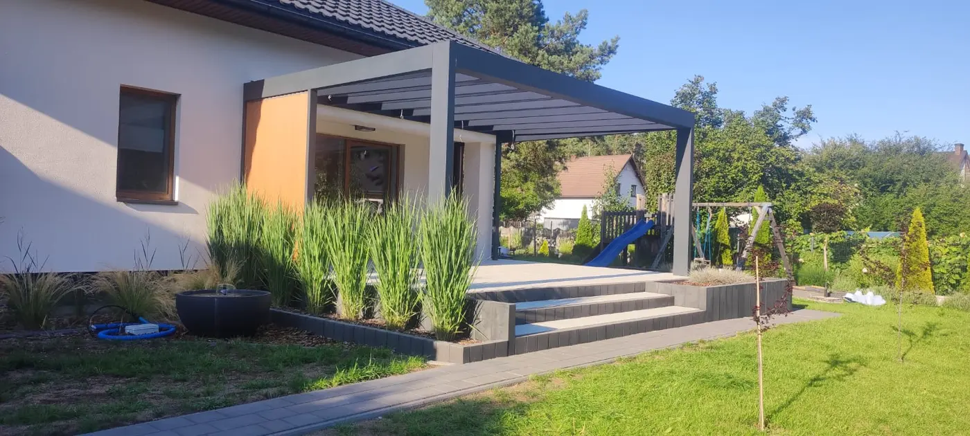 Pergola aluminiowa KAMET — realizacja 19