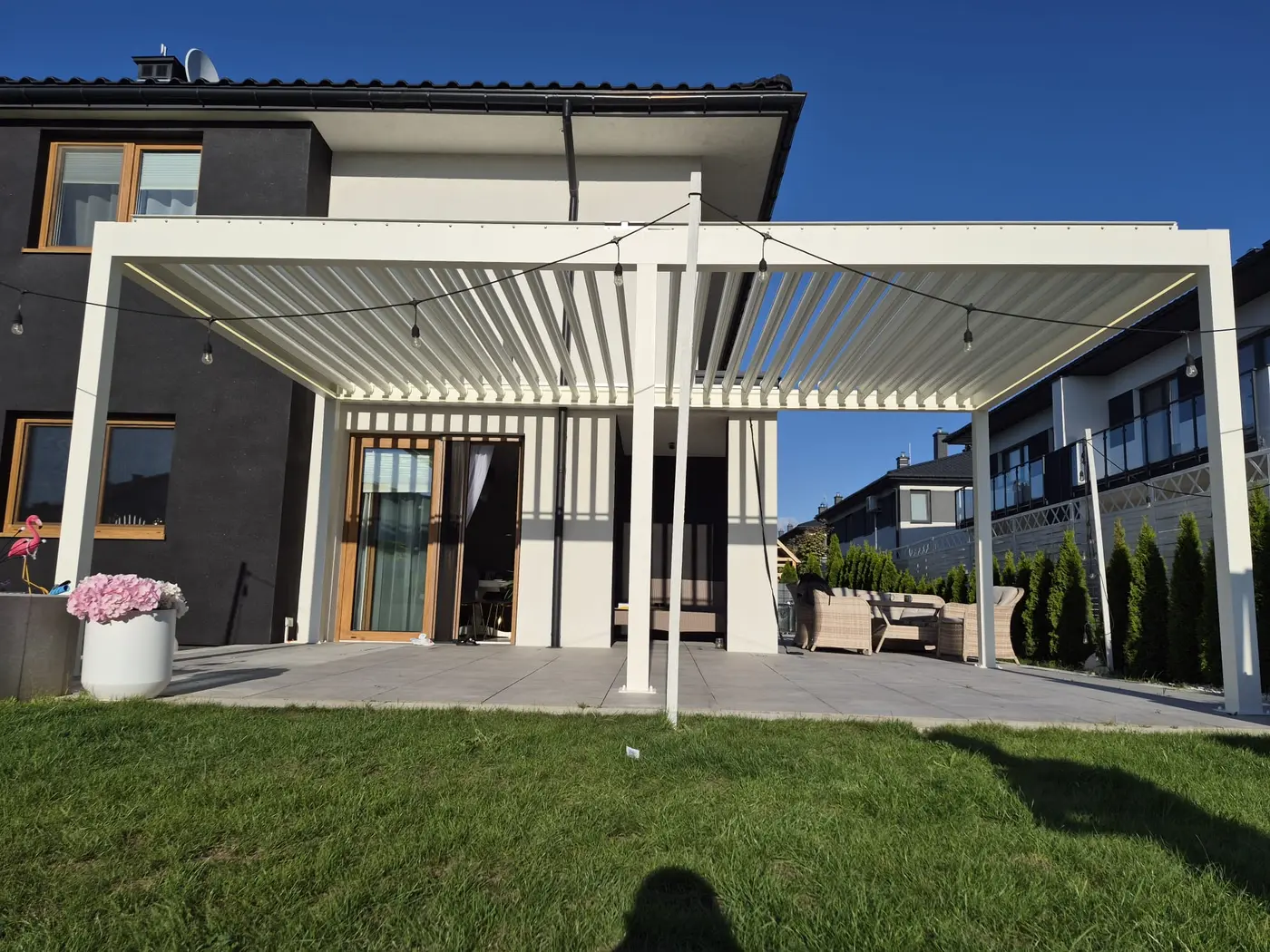 Pergola aluminiowa KAMET — realizacja 20