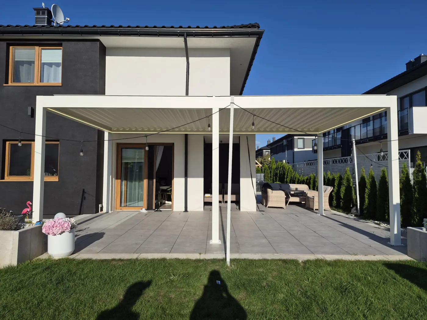 Pergola aluminiowa KAMET — realizacja 22
