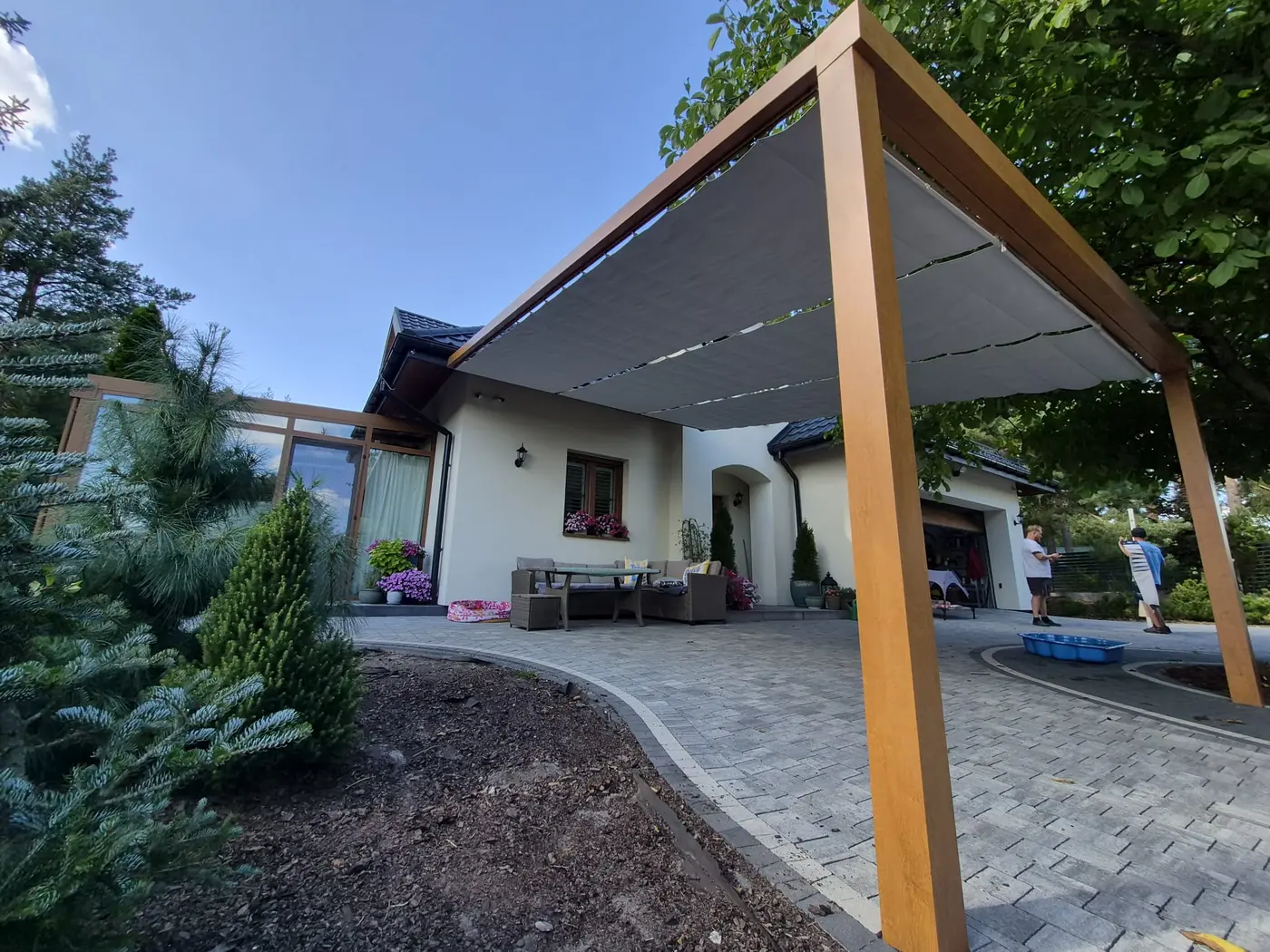 Pergola aluminiowa KAMET — realizacja 30