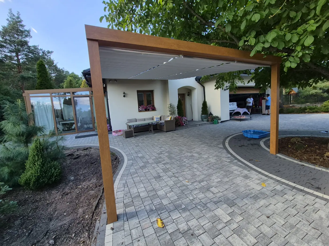 Pergola aluminiowa KAMET — realizacja 31