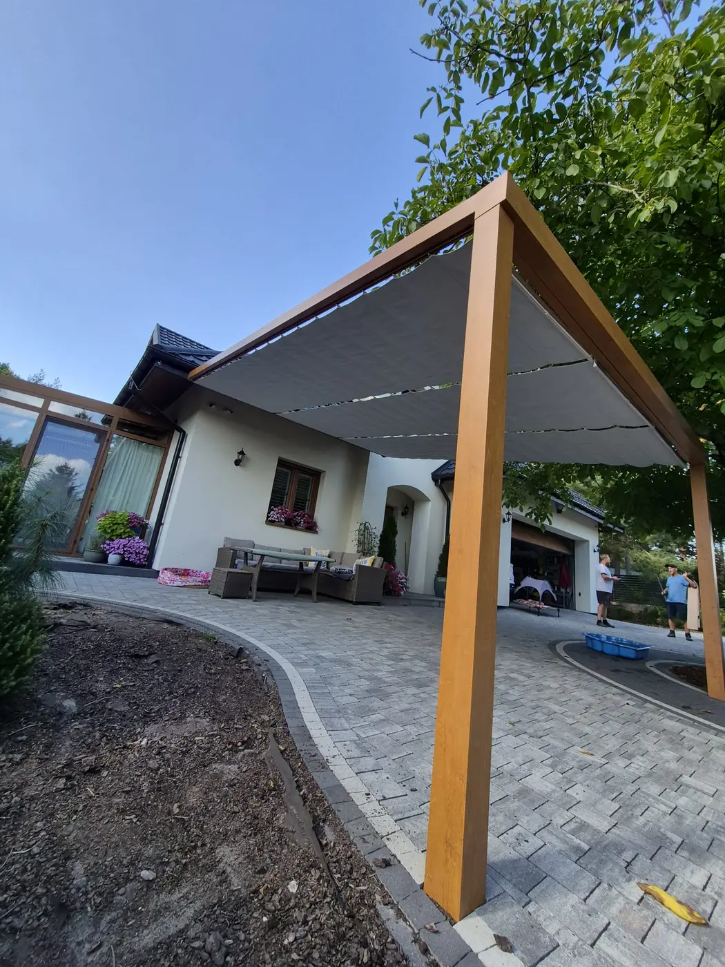 Pergola aluminiowa KAMET — realizacja 32