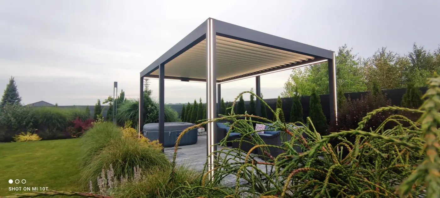Pergola aluminiowa KAMET — realizacja 46