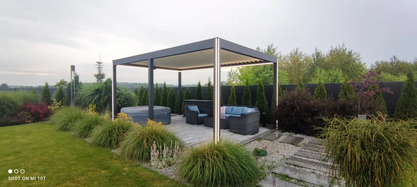 Pergola aluminiowa KAMET — realizacja 48