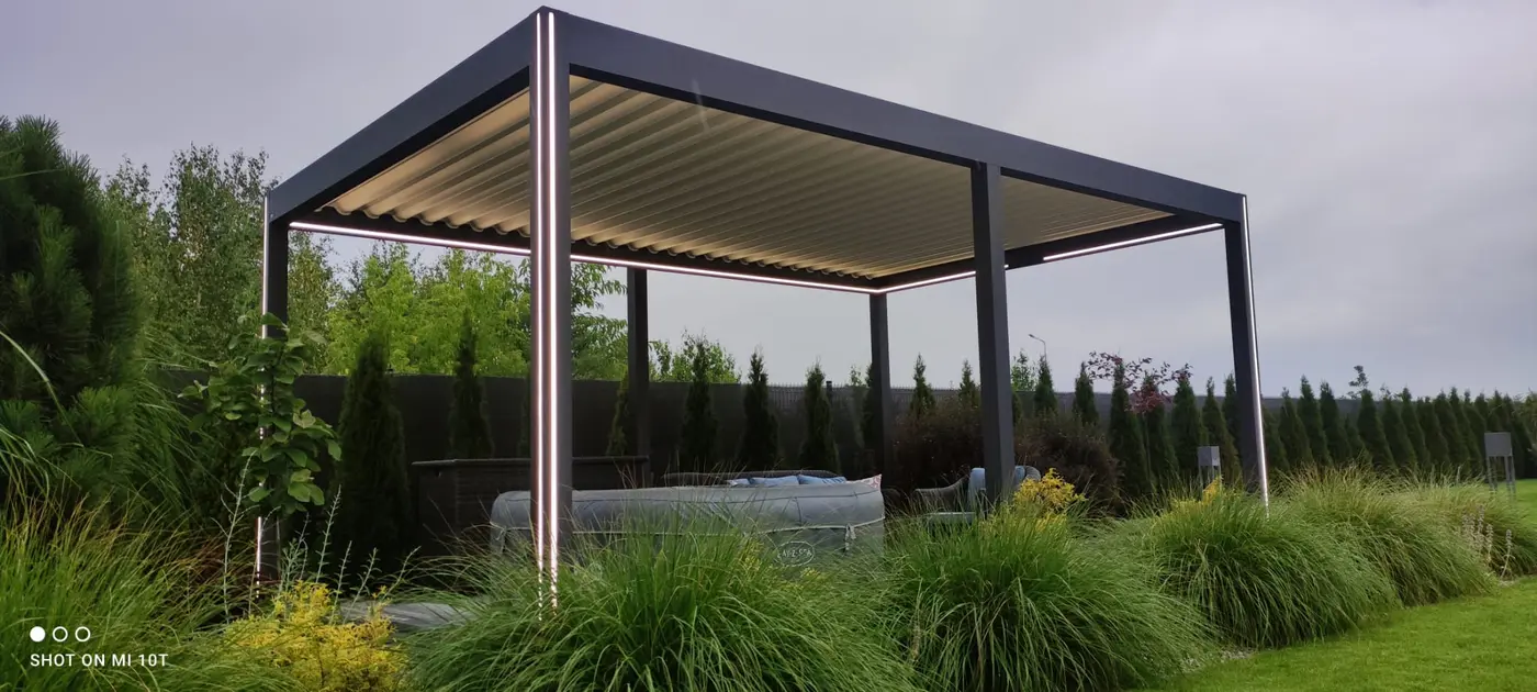 Pergola aluminiowa KAMET — realizacja 49