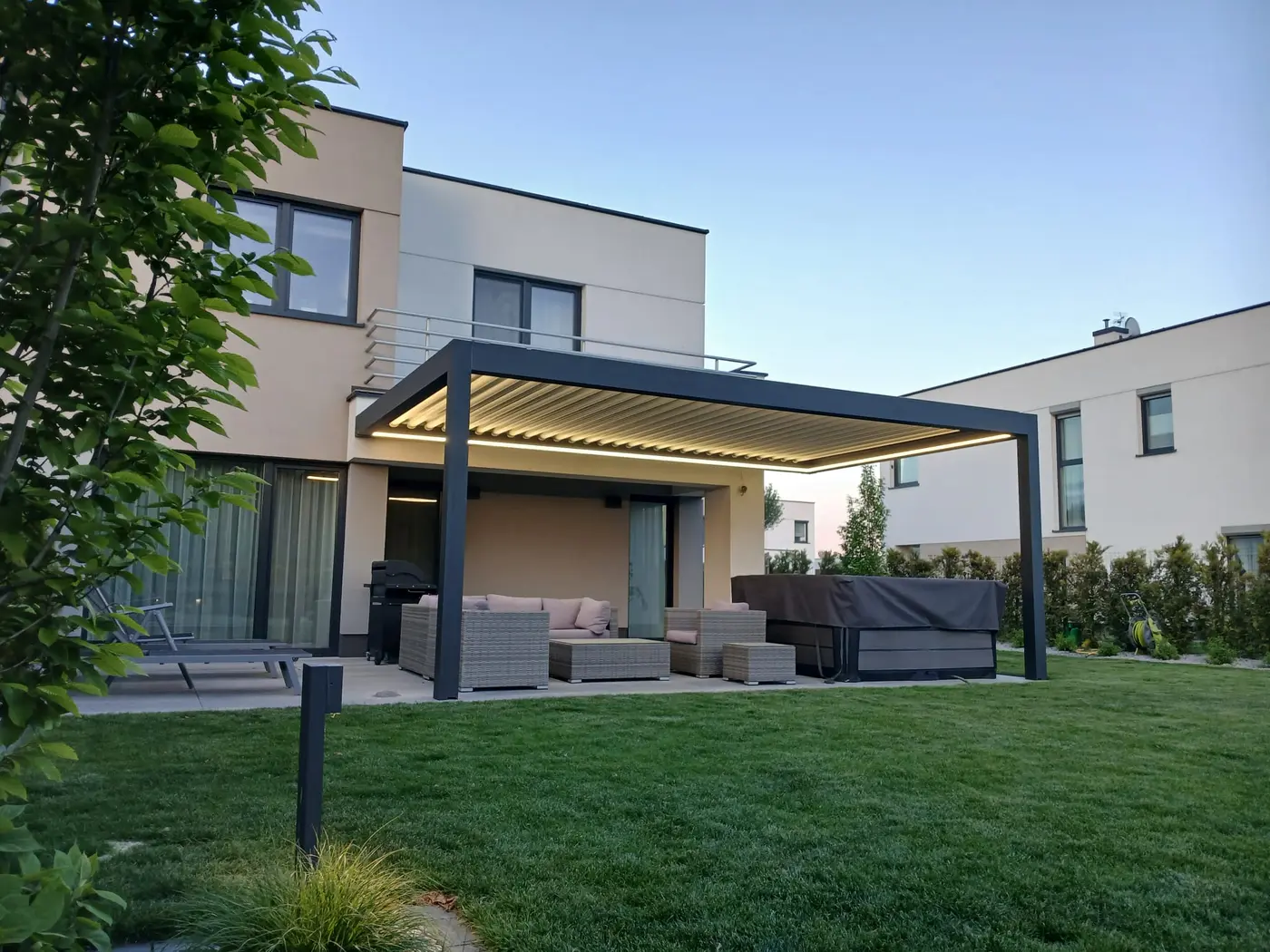 Pergola aluminiowa KAMET — realizacja 58