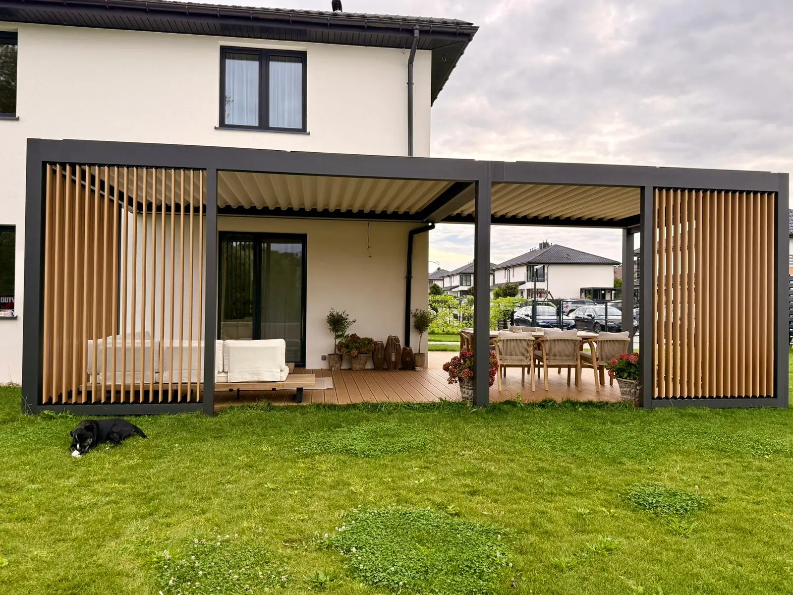 Pergola aluminiowa KAMET — realizacja 61