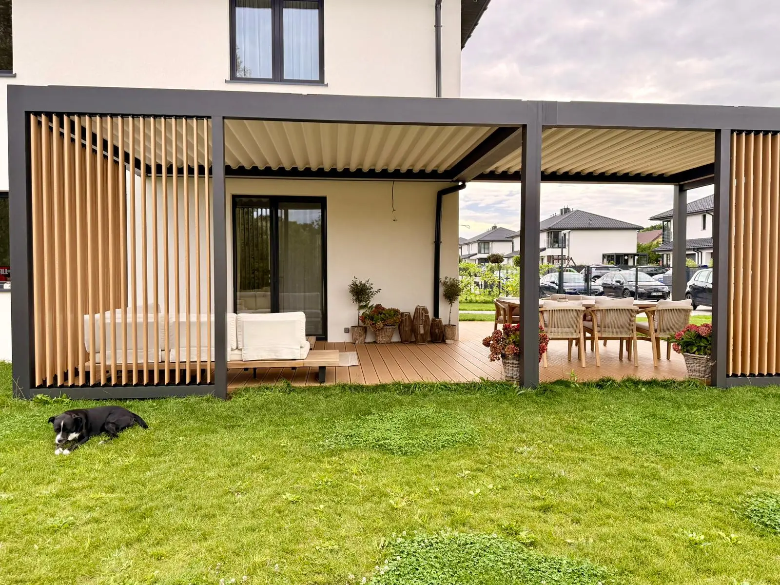 Pergola aluminiowa KAMET — realizacja 62