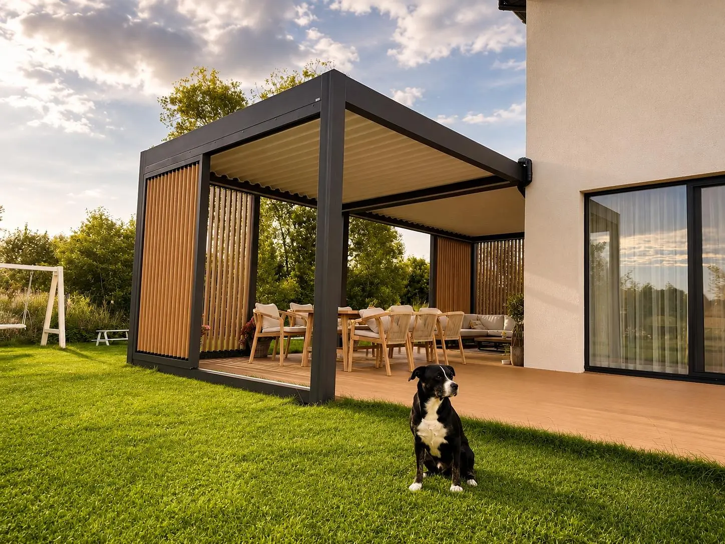 Pergola aluminiowa KAMET — realizacja 65