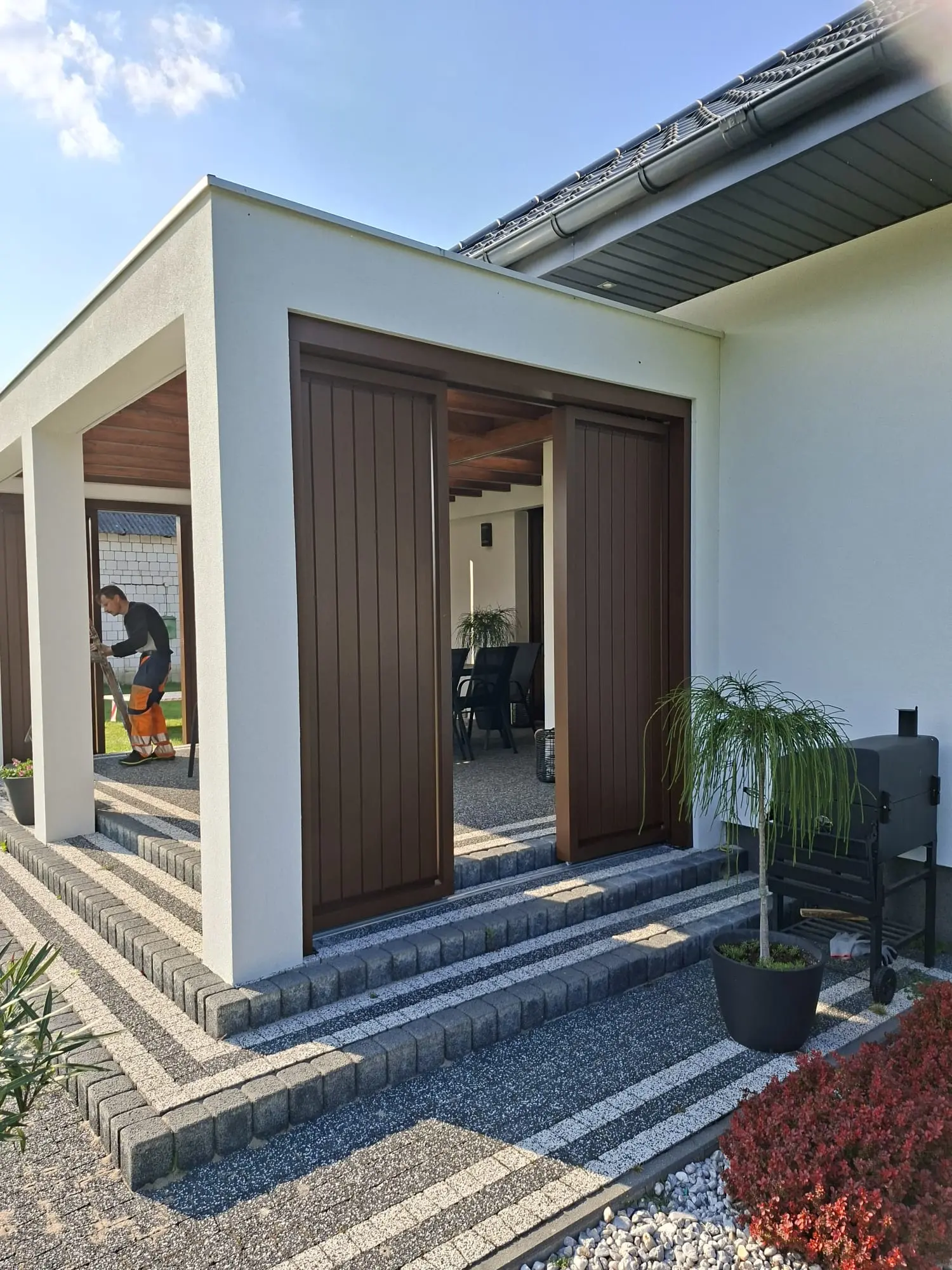 Zabudowa tarasu KAMET — realizacja 29